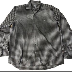 Lacoste Men's Checkered Shirt - Black and Gray